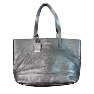 Cole Haan Black Pebbled Leather Tote Bag Classic Everyday Work Tote